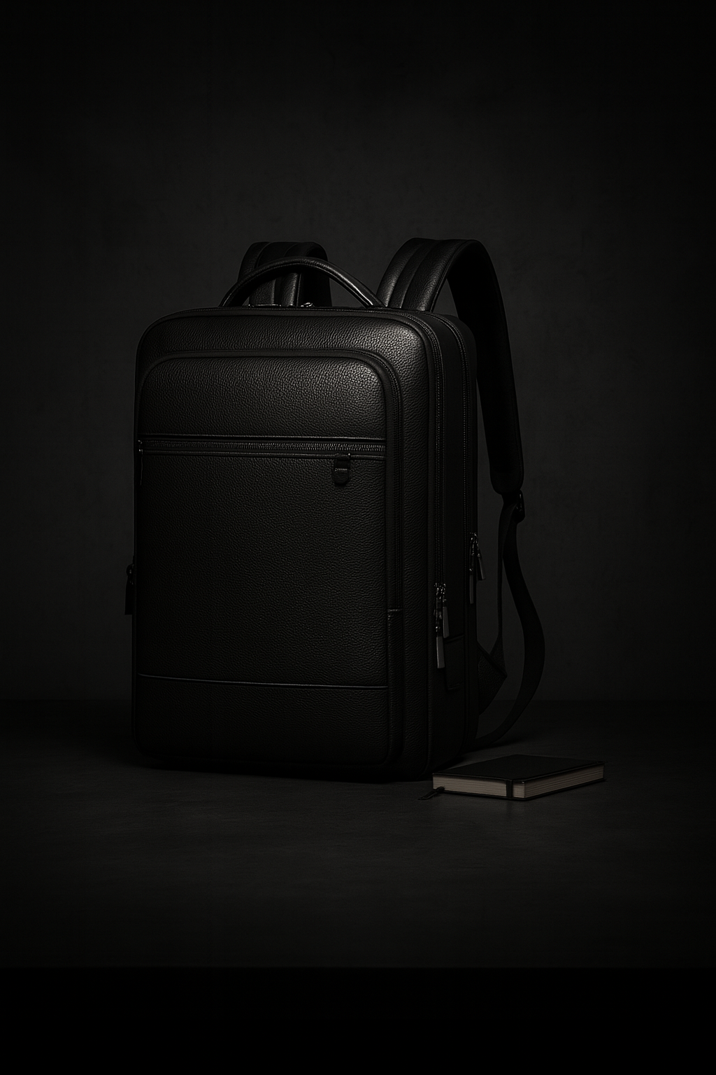 Mochila masculina de couro para notebook Prime