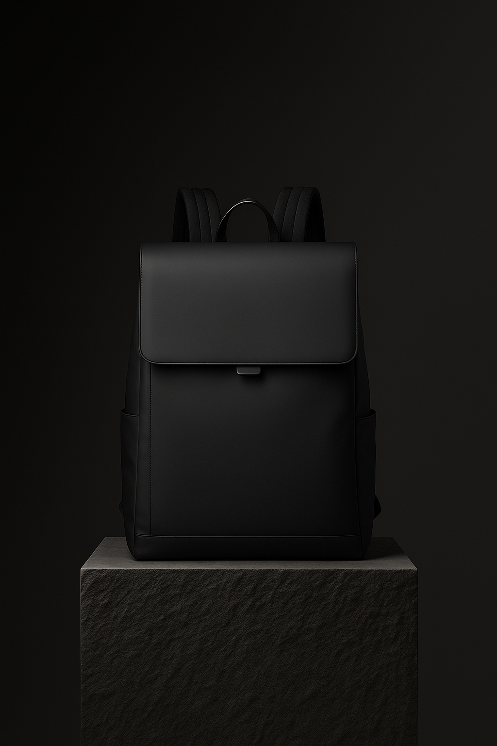 Mochila masculina minimalista para notebook Noir