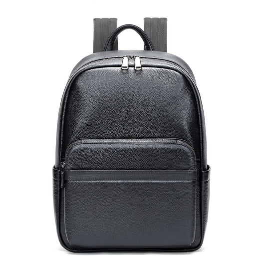 Mochila masculina de couro para notebook Nero