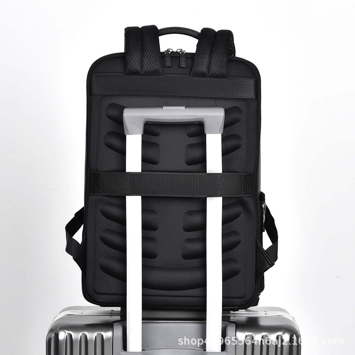 Mochila masculina de couro para notebook Prime